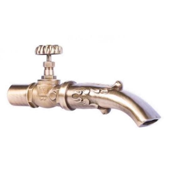 studnovy vytek kohutik mosadz bronz klasicky zlaty zahradny vytek rustikalny perincoli mediteransky leskly zlaty zahradny kohutiky studne vytek.jpg